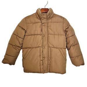 Gap Kids Acorn Tan Cold Control Max Puffer Academia Winter Utility Coat